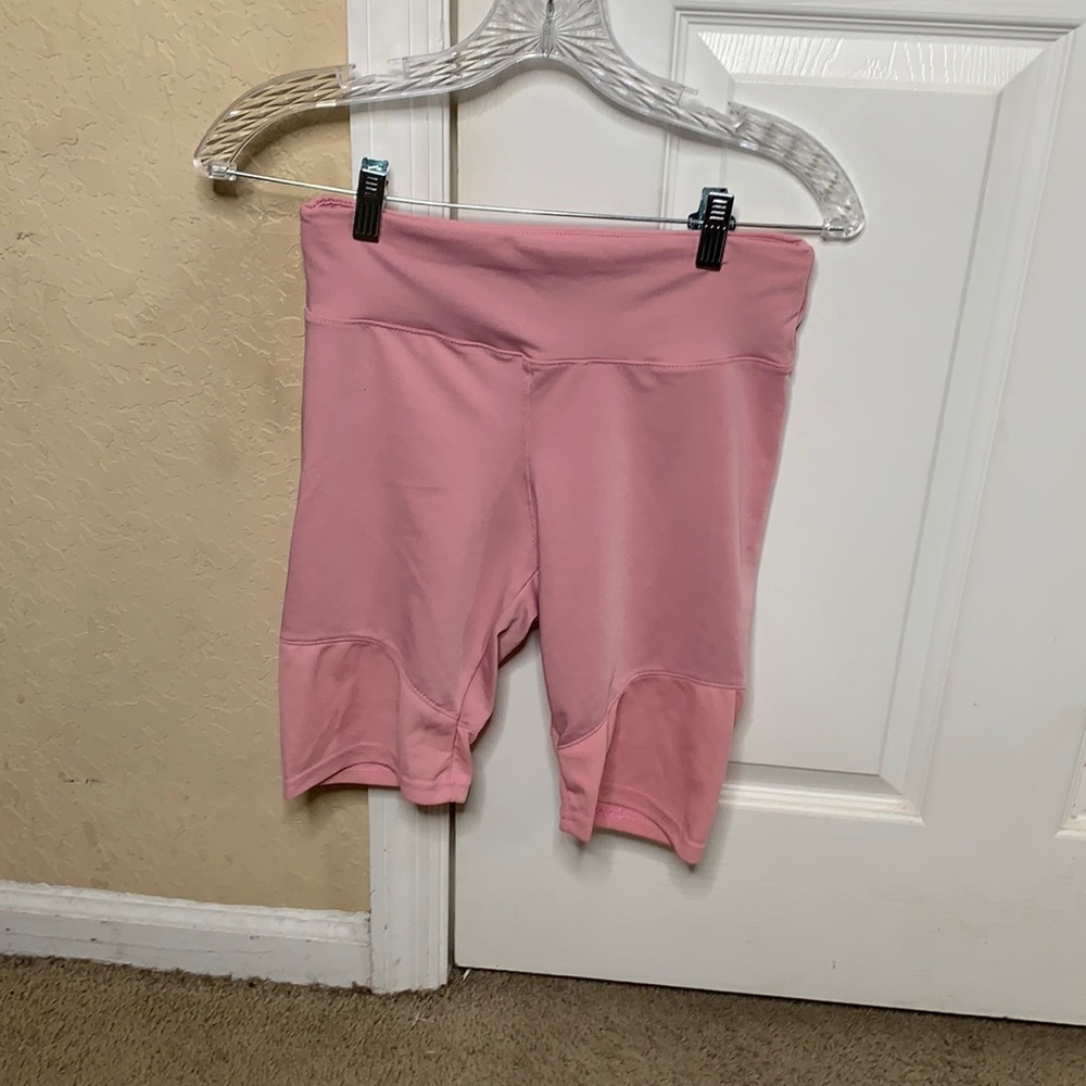 Pink biker shorts